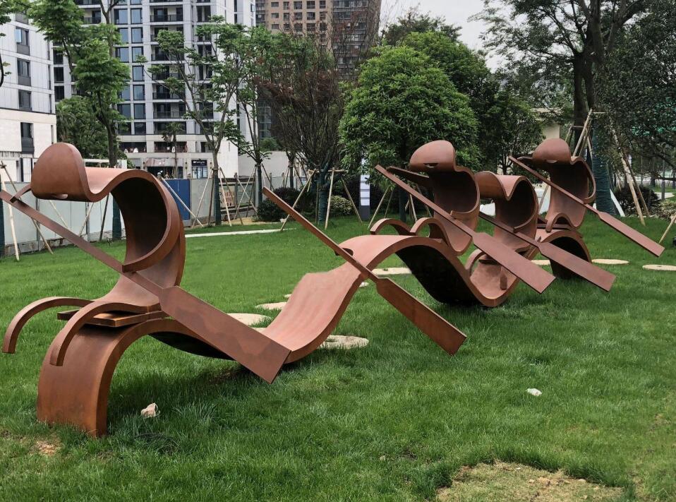 阿里锈钢板造型